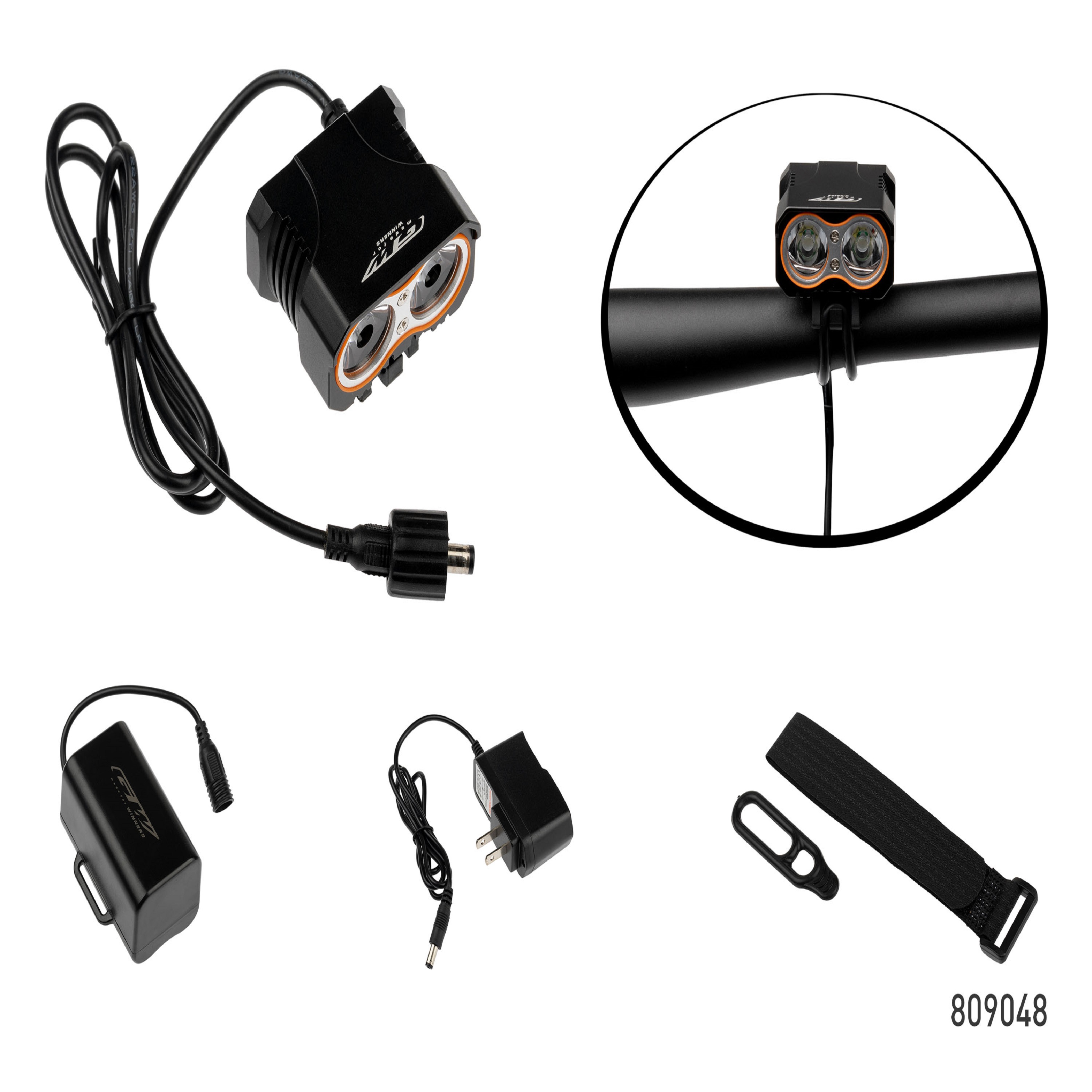 LUZ DELANTERA 1200LM BL29 ALUMINIO GW